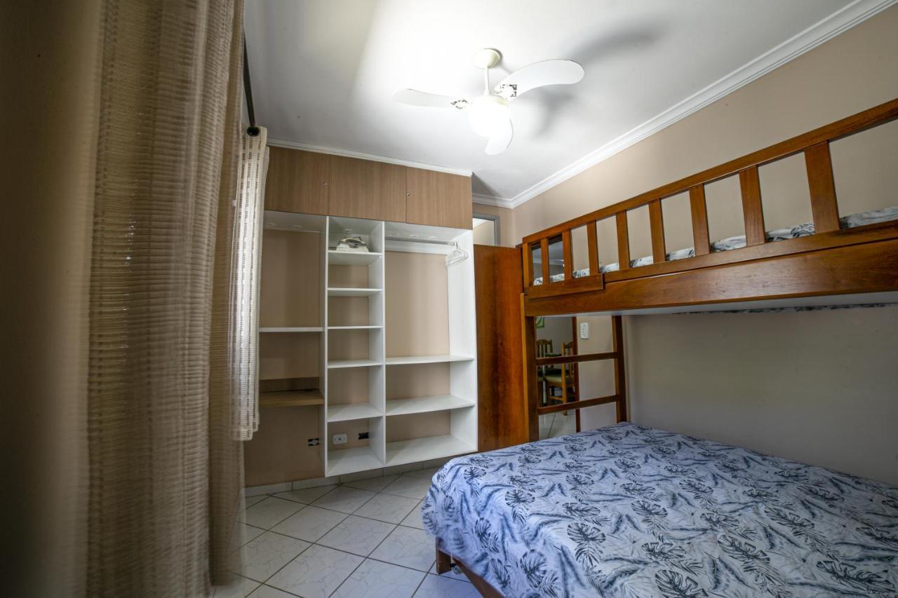 Apto 22E Ar Condicionado E Ventilador, 2 Quartos, Churrasqueira, Elevador E Piscina Ubatuba Extérieur photo
